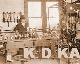 Image result for 1920 - The first commercial radio station in the U.S., KDKA